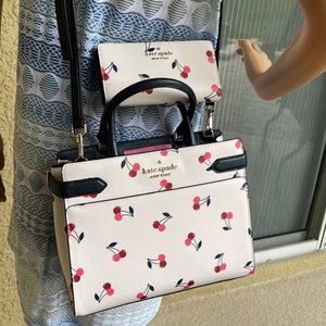 Kate Spade Staci Medium Satchel & Kate Spade Staci Large Slim Bifold Wallet